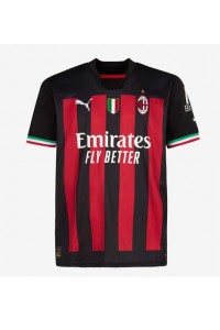 Fotbalové Dres AC Milan Domácí Oblečení 2022-23 Krátký Rukáv
